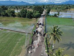 Target Rampung April 2026, Perbaikan Jalan Ruas Paleteang-Malimpung-Batas Enrekang Terus Dikebut