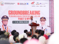 Perkuat Akses Makassar–Sinjai, Gubernur Sulsel Ground Breaking Paket 5 di Poros Tanabatue–Palattae Bone