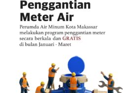 Jaga Akurasi Layanan, PDAM Ganti Meter Air Rusak dan Usia Lima Tahun