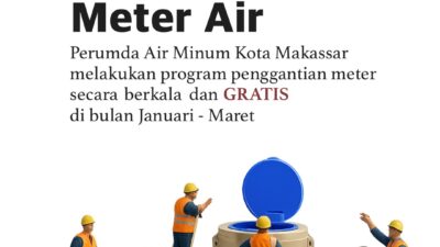 Jaga Akurasi Layanan, PDAM Ganti Meter Air Rusak dan Usia Lima Tahun