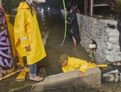 Hujan Deras Guyur Makassar, Satgas Drainase Bergerak Cepat Tangani Genangan di Pettarani