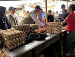Tinjau Kebutuhan Pokok di Pasar Terong,Dirut Bulog Sebut Harga Stabil Bahkan Cenderung Turun 
