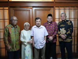 Munafri–Melinda Sowan ke JK, Rawat Silaturahmi di Momentum Idulfitri