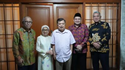 Munafri–Melinda Sowan ke JK, Rawat Silaturahmi di Momentum Idulfitri