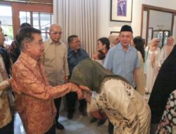 Momen Lebaran, Aliyah Mustika Ilham Sowan ke Jusuf Kalla