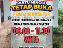 Permudah Warga, Kantor Lurah Bulurokeng Buka Layanan Sabtu–Minggu Lengkapi Berkas TNI/Polri