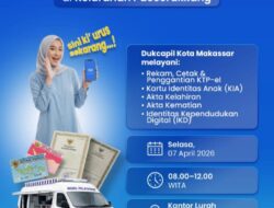 Dukcapil Makassar Hadir di Kelurahan Paccerakkang, Warga Bisa Urus Dokumen Kependudukan Lebih Dekat