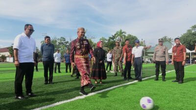 Resmikan Lapangan Gaspa, Gubernur Sulsel Dorong Semangat Olahraga Warga Palopo