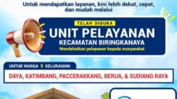 Unit Pelayanan Kecamatan Biringkanaya Resmi Dibuka, Warga 5 Kelurahan Kini Lebih Mudah Akses Layanan