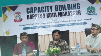 Bappeda Kota Makassar Gelar Capacity Building 2026: Mendorong Lahirnya Ide-Ide Inovatif Serta Mempererat Kolaborasi Lintas Sektor