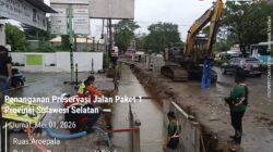 Pemasangan U-Ditch di Ruas Aroepala Dikebut, Gubernur Sulsel: Kita Maksimalkan Saluran Drainasenya 