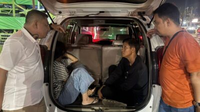 Dinas Sosial Bersama Satpol PP Tertibkan Anak Jalanan di Simpang Lima Bandara