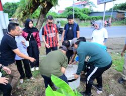 PDAM Makassar dan Camat Biringkanaya Gaungkan Aksi Hijau, Penanaman Pohon dan Pembuatan TEBA di Kelurahan Pail
