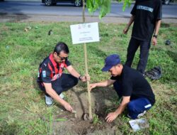Hadiri Penanaman Pohon Bersama KNPI, Plt Dirut PDAM Makassar Dorong Penghijauan Kota