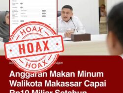 Sejumlah Akun Medsos Sebarkan Informasi Menyesatkan, Pemkot Makassar Luruskan Informasi Anggaran Rp10 Miliar