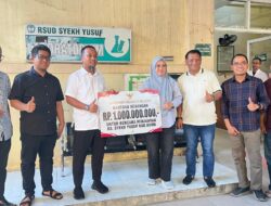 Bupati Gowa Terima Bantuan Percepatan Pemulihan RSUD Syekh Yusuf dari Pemprov Sulsel 