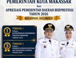 Kasatpol PP Makassar Sampaikan Selamat dan Sukses Kepada Wali kota Atas Penghargaan Creative Financing Kemendagri