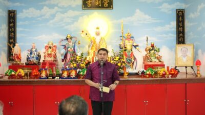 Munafri Resmikan Kelenteng Ji Li Gong, Tekankan Toleransi dan Pembinaan Generasi Muda
