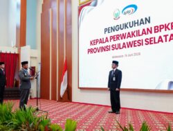 Kukuhkan Kepala BPKP, Gubernur Sulsel Ajak Kawal Program Asta Cita dan Pembangunan Strategis Daerah