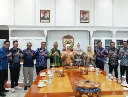 Perkuat Sinergi Antardaerah, Aliyah Mustika Ilham Sambut Bupati Tabalong, Wakil Wali Kota Pagar Alam, dan Wakil Bupati Banyuasin