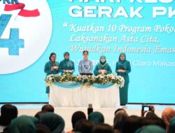 Puncak HKG PKK Nasional ke-54, Melinda Aksa Sambut Arahan Selvi Rakabuming dan Tri Tito Karnavian