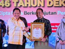 Mendagri Tito Apresiasi Sulsel Sukses Jadi Tuan Rumah Syukuran Dekranas ke-46 dan HKG PKK ke-54