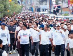 Jalan Sehat Anti Mager Toraja Utara, Gubernur Sulsel Jadi Rebutan Swafoto