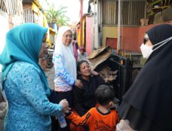 Melinda Aksa Tinjau Lokasi Kebakaran di Sultan Abdullah, Dorong Pendataan Korban dan Bantuan bagi Anak-anak
