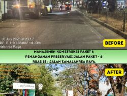 Jalan Tamalanrea Raya Mulai Diaspal Lewat Program MYP Pemprov Sulsel