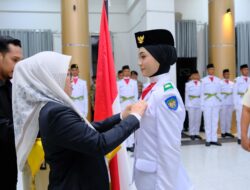 Bupati Talenrang Kukuhkan 70 Anggota Paskibraka Gowa