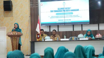 SMEP TP PKK Makassar 2026 Dimulai dari Manggala, Melinda Aksa Ajak Kader Perkuat Kolaborasi dan Peduli Lingkungan