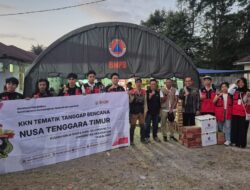 Bantuan Unhas Untuk Korban Bencana Gempa Tiba di Manggarai Nusa Tenggara Timur 