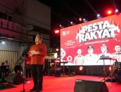 Munafri-Melinda Nikmati Pentas Anak-Anak Warga di Pesta Rakyat Kecamatan Wajo
