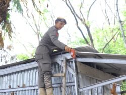 Fasum Dikembalikan, Tiga Bangunan Semipermanen di Biringkanaya Ditertibkan Tanpa Gesekan