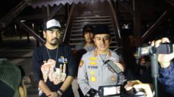 Polresta Gowa bersama IJTI Sulsel Gelar Doa dan Nyala Lilin untuk Lima Jurnalis Hilang Saat Liputan Erupsi Krakatau