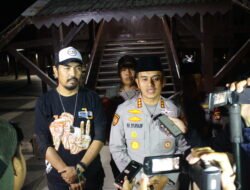 Polresta Gowa bersama IJTI Sulsel Gelar Doa dan Nyala Lilin untuk Lima Jurnalis Hilang Saat Liputan Erupsi Krakatau