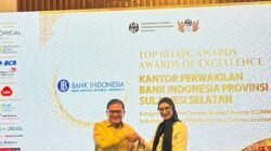 KPW BI Provinsi Sulawesi Selatan Raih Dua Penghargaan Pada IABC Indonesia Awards 2026