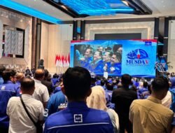 Buka Musda Demokrat Sulsel AHY Sambut Appi dan Apresiasi Pengabdian Ni’matullah